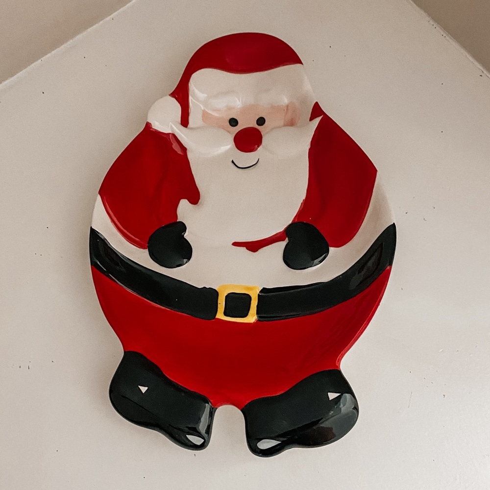 Adorable Santa Plate - 9.5”